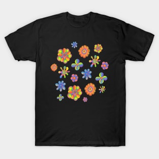 Flowers drawn with Pencils T-Shirt